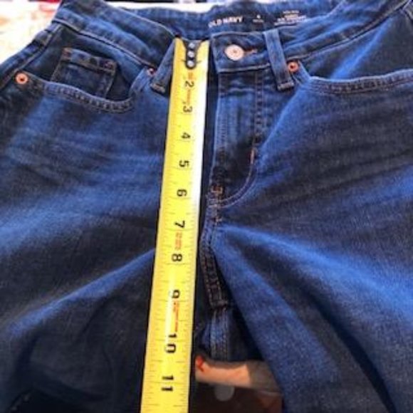 NWT Old Navy High Rise Curvy OG Straight, Secret-Slim Pocket Jeans Sz 4 Petite - Picture 8 of 12